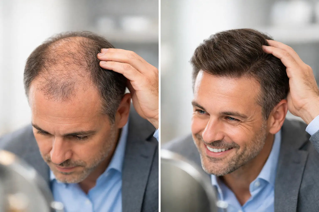 Mejores soluciones para coronilla con poco cabello