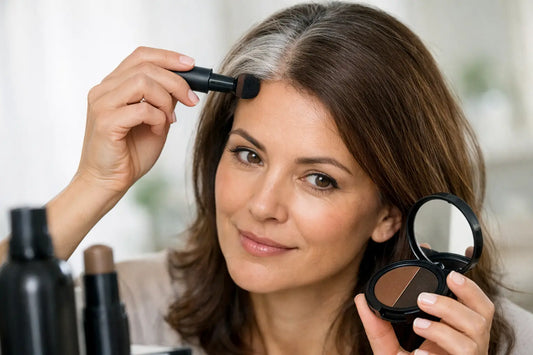 Maquillaje capilar para canas: qué sí funciona