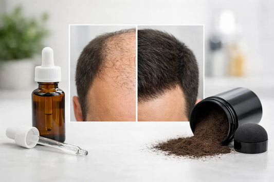 Minoxidil vs microfibras capilares: cuál elegir