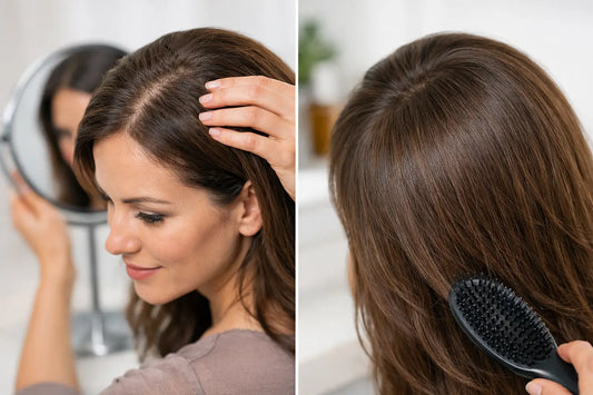 Cómo tapar clareos en el cabello sin que se note