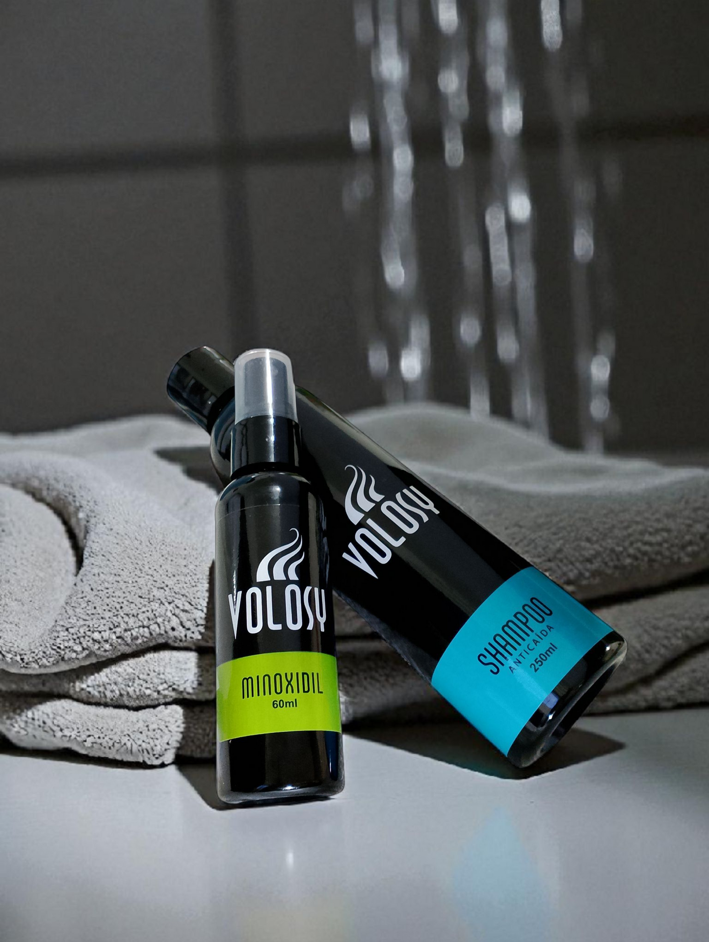 K) Combo Anticaída Volosy: Minoxidil 5% + Shampoo Anticaída