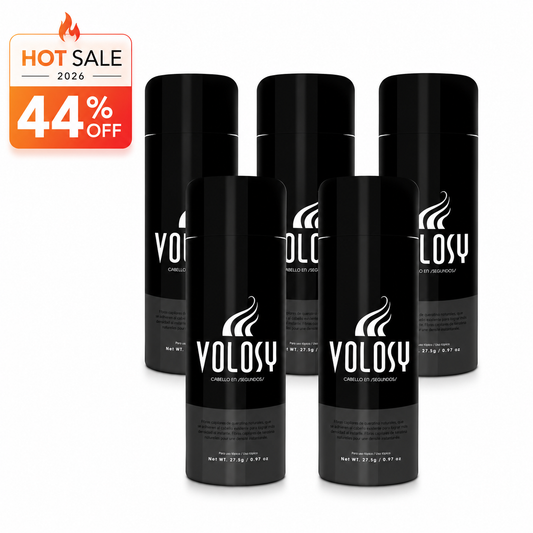 D) MAYOR AHORRO (ahorra $1,198) Cabello en Segundos | Kit 5 Microfibras Capilares 27.5g + Envío Gratis